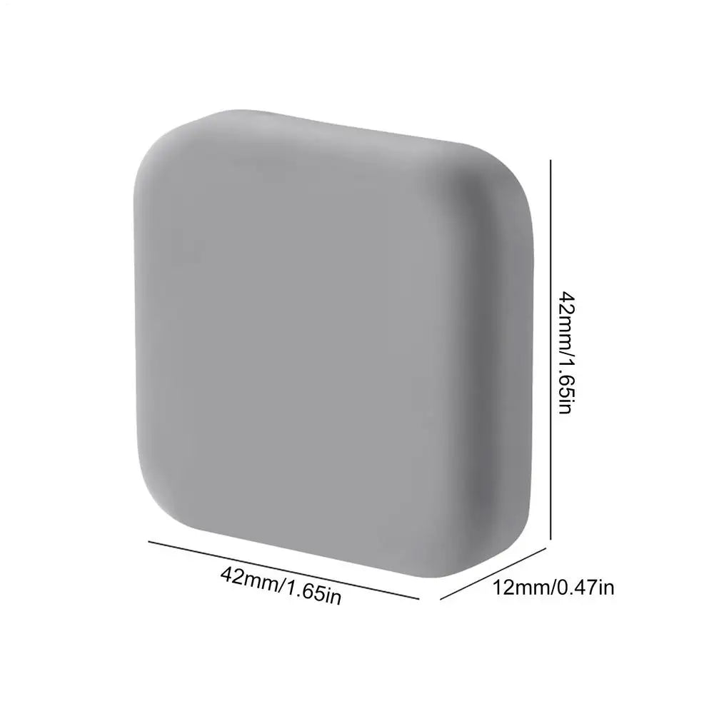 Silicone Door Stopper Wall Anti-collision Door Stopper Adhesive Pad Cabinet Door Bumpers Protection Porte Pad Wall Protector Pad Oasis Select Gray