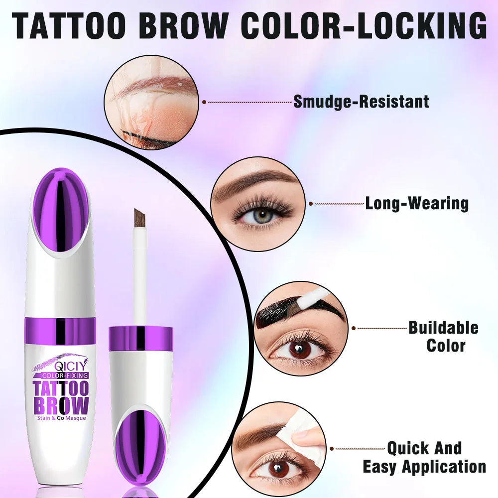 Waterproof Tear-Off Eyebrow Adhesive – Long-Lasting Color Eyebrow Adhesive Oasis Select