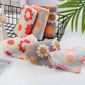 5Pcs Kitchen Cleaning Cloths Soft Absorbent Dishcloth Coral Sunflower Wiping Towel Rags Household Cleaning Cloth 30X30CM Oasis Select Default Title