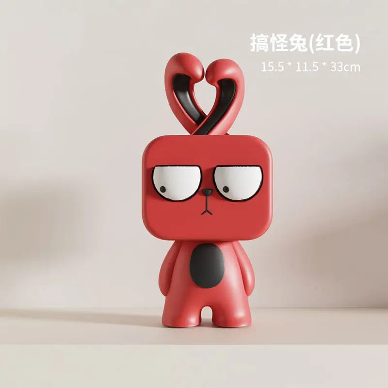 TV cabinet ornament home jewelry entrance high-end soft decoration jewelry cream style model room wine cabinet decoration Oasis Select Red Bear