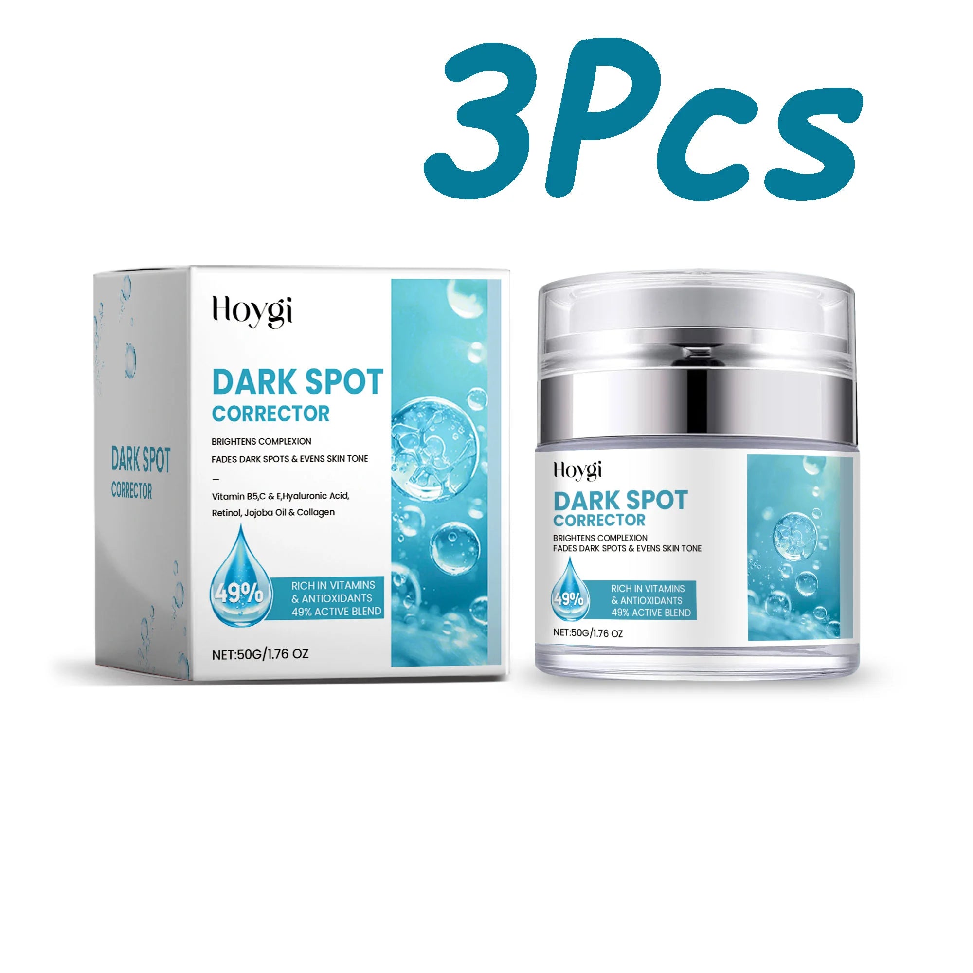 Hoygi Vitamin C Dark Spot Corrector Cream – Brightening 50g Dark Spot Corrector Oasis Select 3 x 50g Boxed