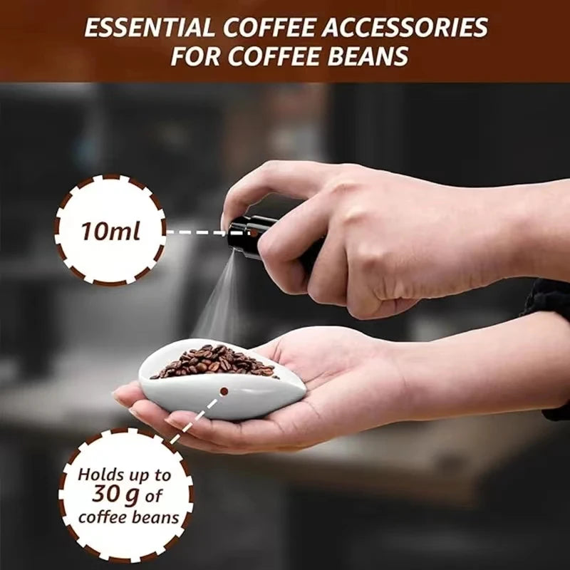 Coffee Beans Dosing Cup Trays and Spray Portable Humidifier Powder Anti Fly and Static Electricity Espresso Grinder Accessories Oasis Select