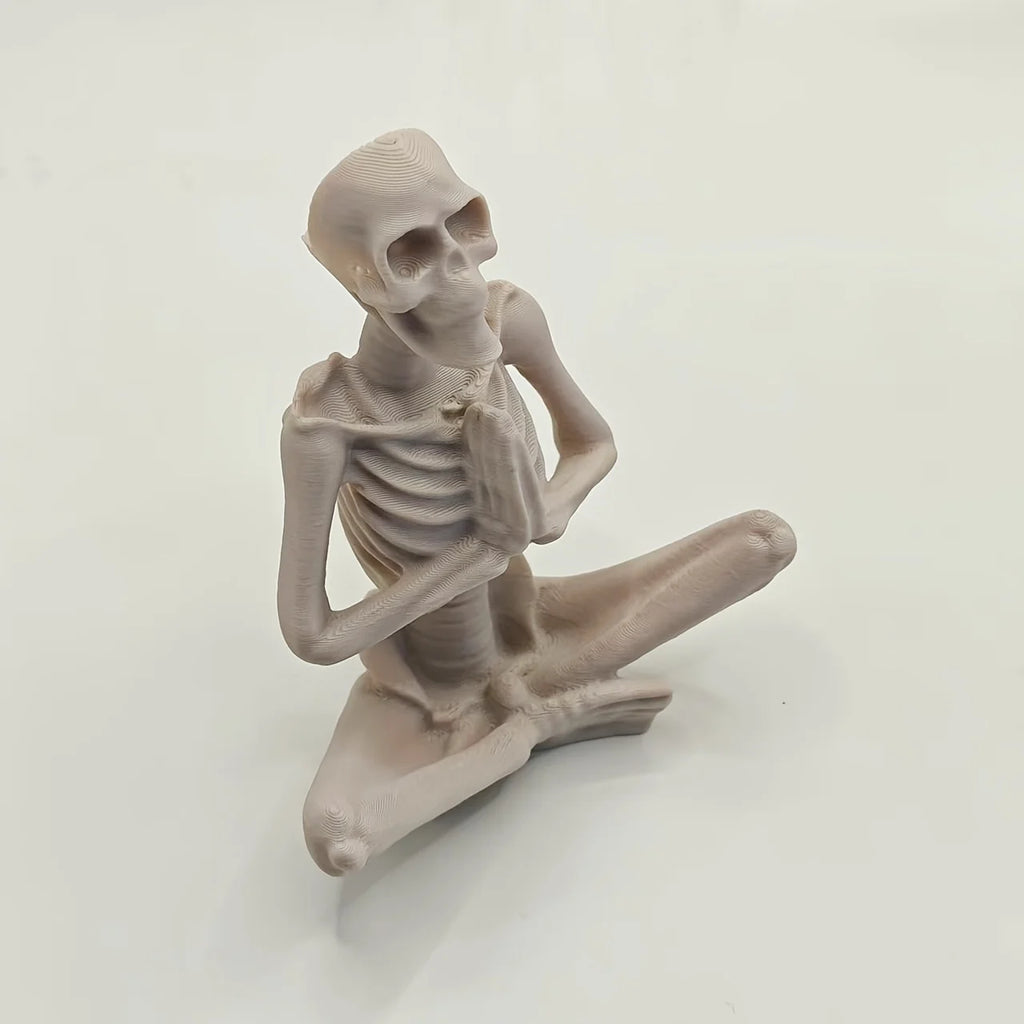 3D Printed Yoga Skeleton Plant Stand Multi-Pose Air Pineapple Holder Creative Art Desktop Ornament Plastic Pot Novelty Decor Oasis Select A