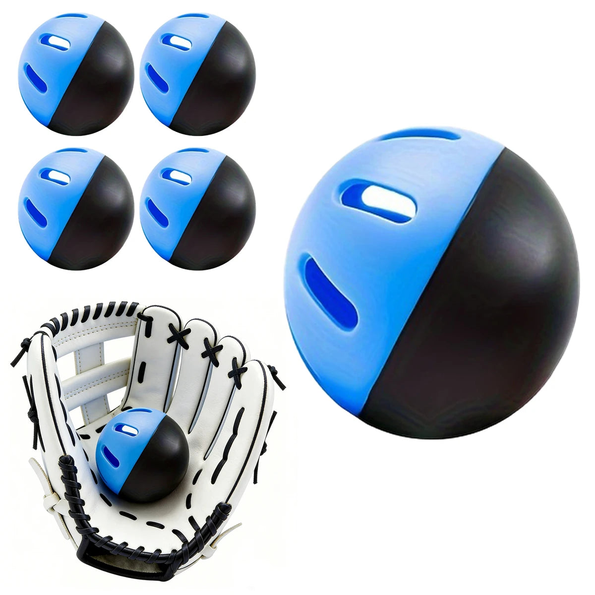 4/8 PCS Baseball Softball Training Balls Limited Flight Unbreakable Indoor Practice Youth Outdoor Gear 2026 New Oasis Select