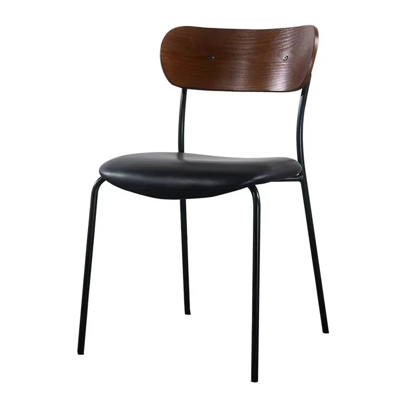 Light luxury back chair Nordic dining chair custom soft bag seat cushion wrought iron dining table chair wholesale negotiation Oasis Select