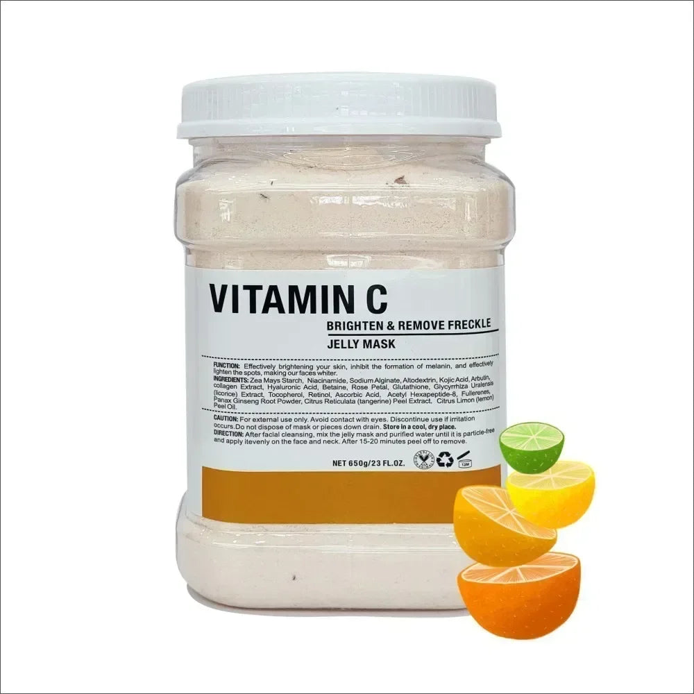 650g Gold Jelly Mask Powder Vampire DIY Plant Powder Masks Peel Off Vitamin C Hyaluronic Acid Facial Skin Care Rose Mud Mask Oasis Select 650g Vitamin