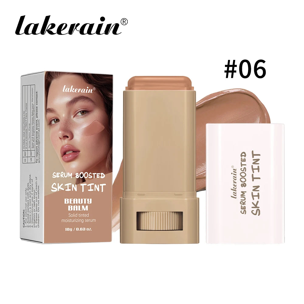 Stick Foundation Balm Serum Boosted Skin Tint Foundation Stick Smooth Plumper Hight Coverage Travel Bronze Foundation Stick Make Oasis Select 6for oily skin
