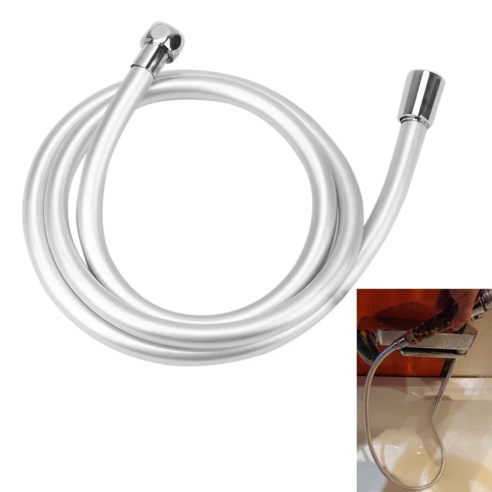 PVC Handheld Shower Head Hose Universal Flexible Anti Winding Explosion-proof Water Tube Bathroom Faucet Hose Extension Pipe Oasis Select