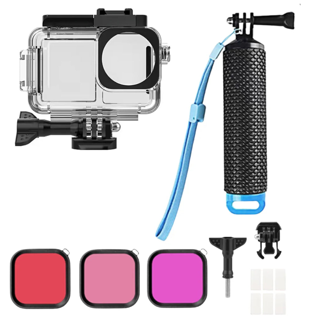 70M Dive Housing for DJI Osmo Action 6 + Underwater Fill Light