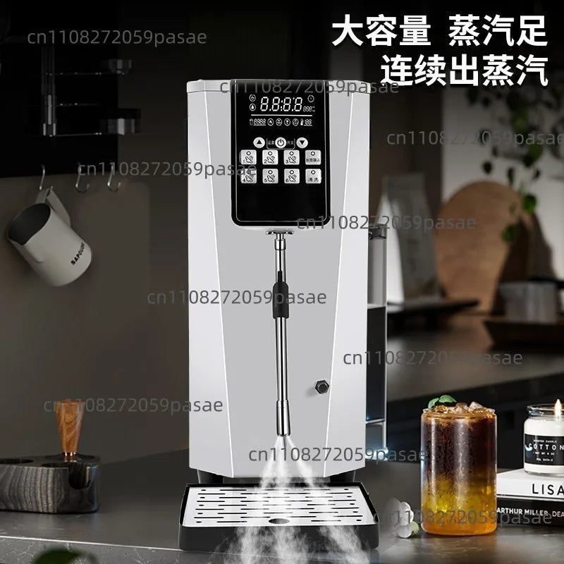 Smart Steam Milk Frother & 8L Water Heater – 110V Auto