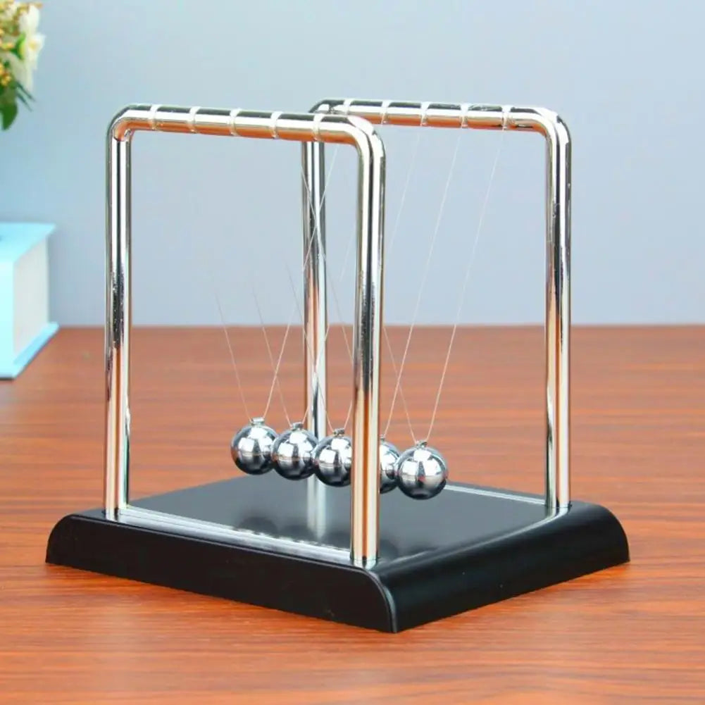 Newton's Cradle Balance Ball Steel Pendulum Motion Toy for Physics Science Education Stress Relief Desk Christmas Home Decor Oasis Select