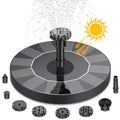 3.5W Solar Fountain Pump DIY Solar Panel Fountain with 4.9FT Water Pipe Pump for Bird Bath Garden Decoration Pets Drinking Pon Oasis Select 3.5W disk
