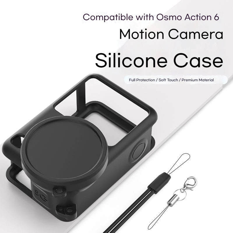 Silicone Case & Tempered Film for DJI Osmo Action 6