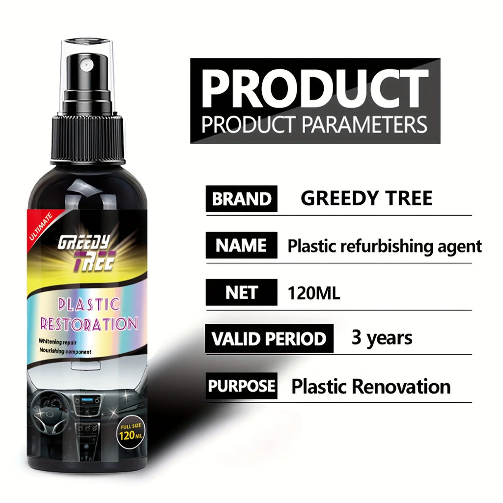 Crystal Clear Car Interior Plastic Restore & Wax Coating 4.05oz