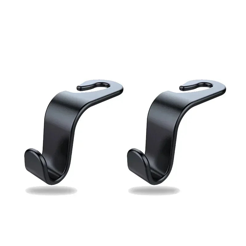 Front Seat Headrest Hook Car Seat Hook Multifunctional Car Clips Storage Rack Auto Fastener Hangers Interior Accessories Oasis Select 2PCS