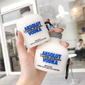 3D Vodka Bottle Silicone AirPods Case with Pendant Clip