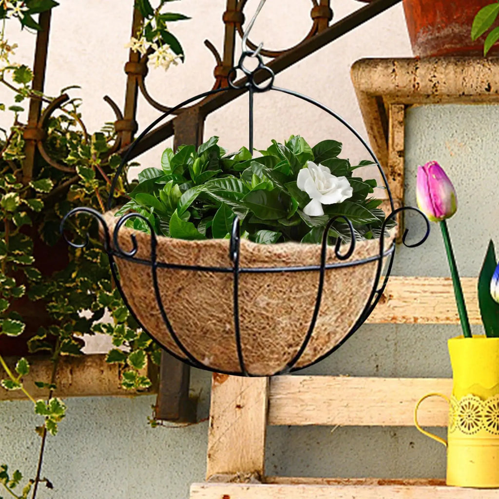 Coconut Basket Liners Coconut Coir Basket Plant Basket Liner Fence Flower Baskets Plants Replacement Liners for Garden Flower Oasis Select