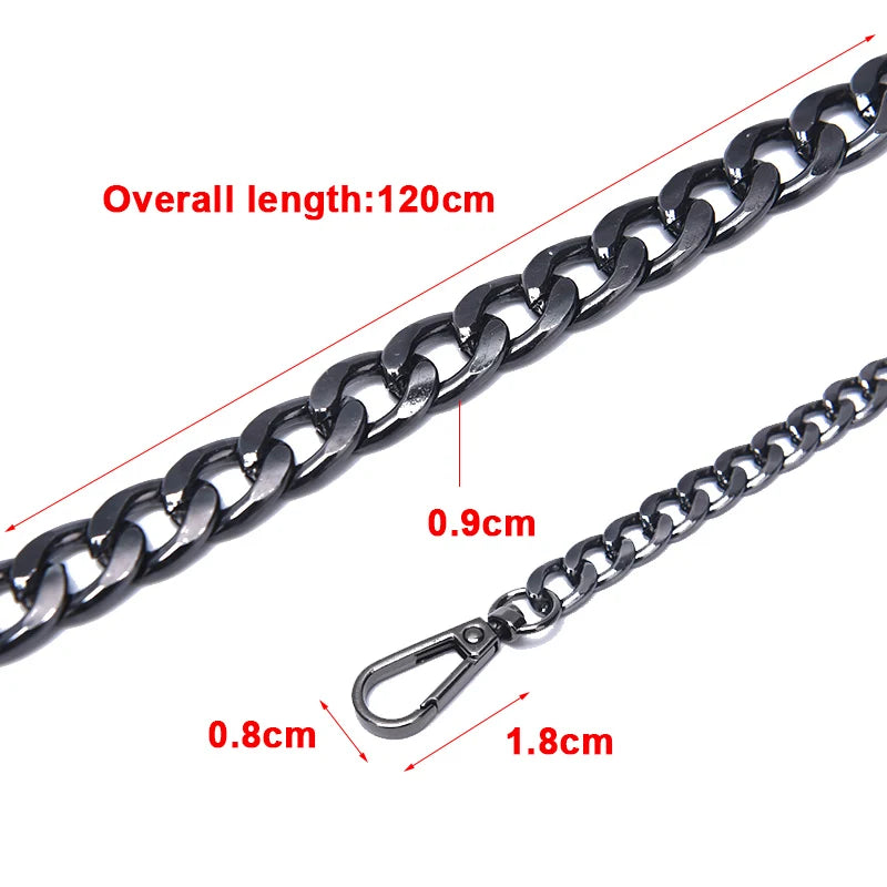 DIY Bag Strap Chain Wallet Handle Crossbody Accessories Purse Strap Chain Women's bag Replaced Bag Spare Parts Oasis Select