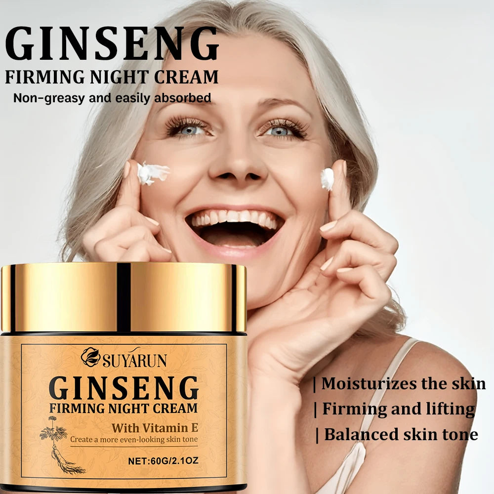 SUYARUN Ginseng Firming Night Cream with Retinol | Anti-Aging Night Cream Oasis Select