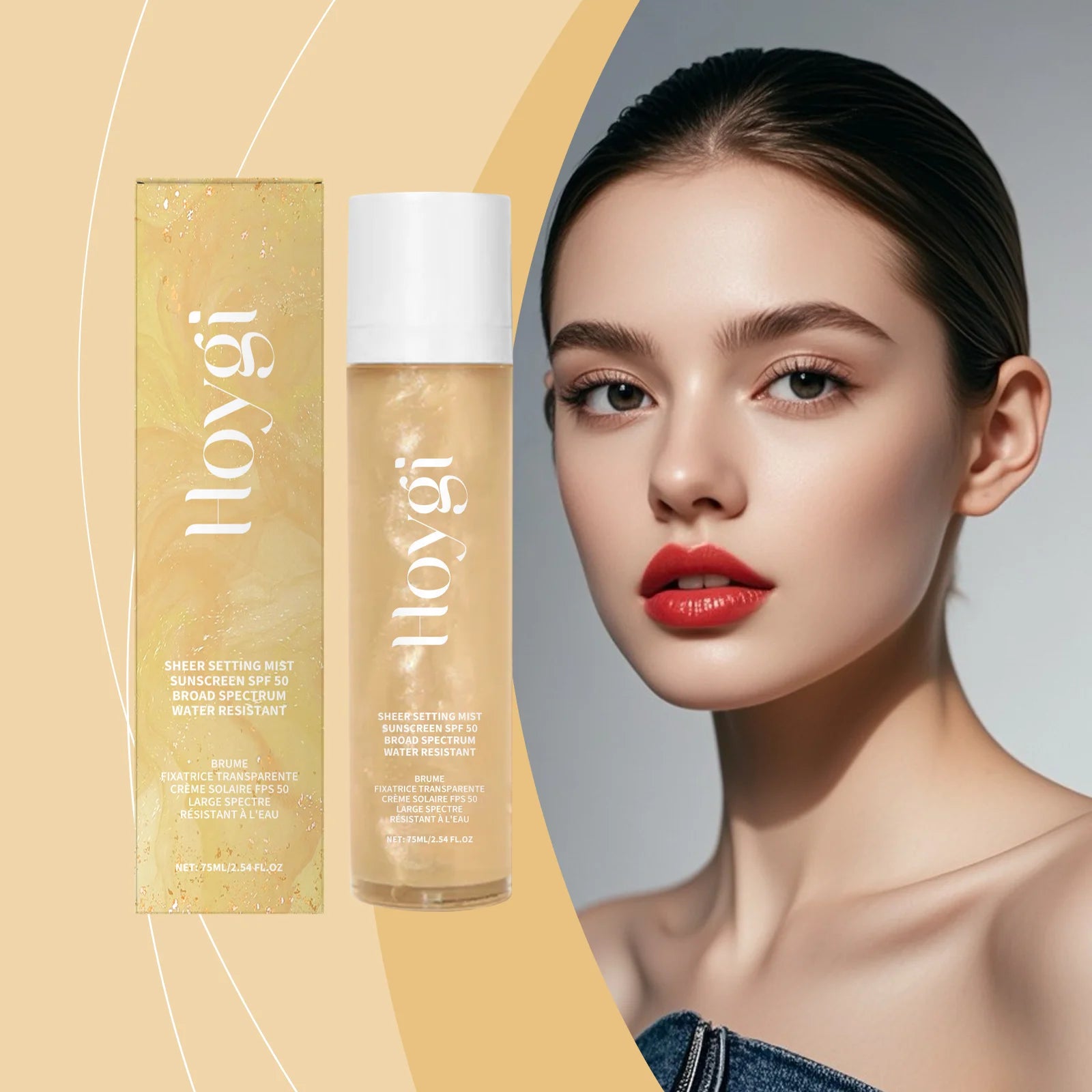 Hoygi SPF 50+ Makeup Setting Spray – UV & Oil Control Mist
