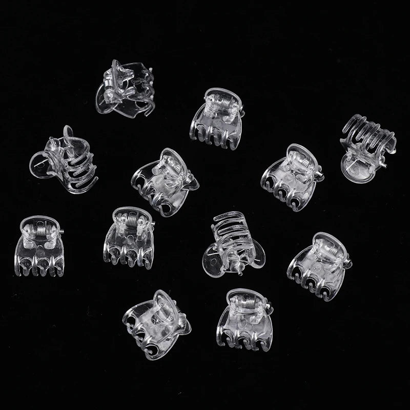 50Pcs Transparent 6 Claws Orchid Clips Plastic Butterfly Flowers Support Clear Fixer For Garden Vine Stem Plants Climbing Oasis Select