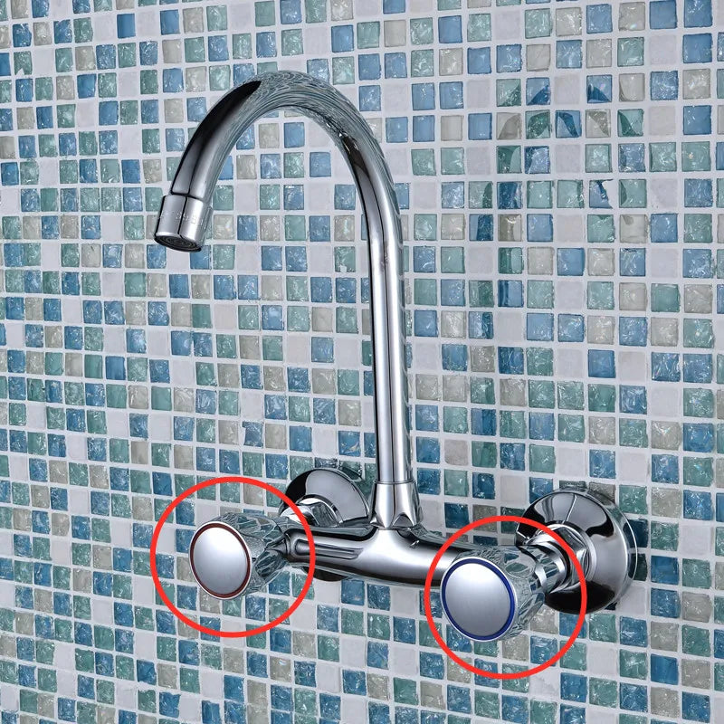 2PCS Hot Cold Faucet Handle Knob Universal Tap Top Head Cover Sink Grips Switch Kitchen Bathroom Faucet Replacement Accessories Oasis Select