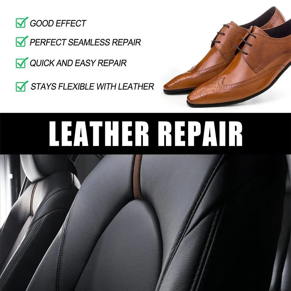 60ml Compound Leather Restoration Cream Car Repair Scratches Cleaner Sofa Seat Leather Complementary Refurbishing Cream Oasis Select