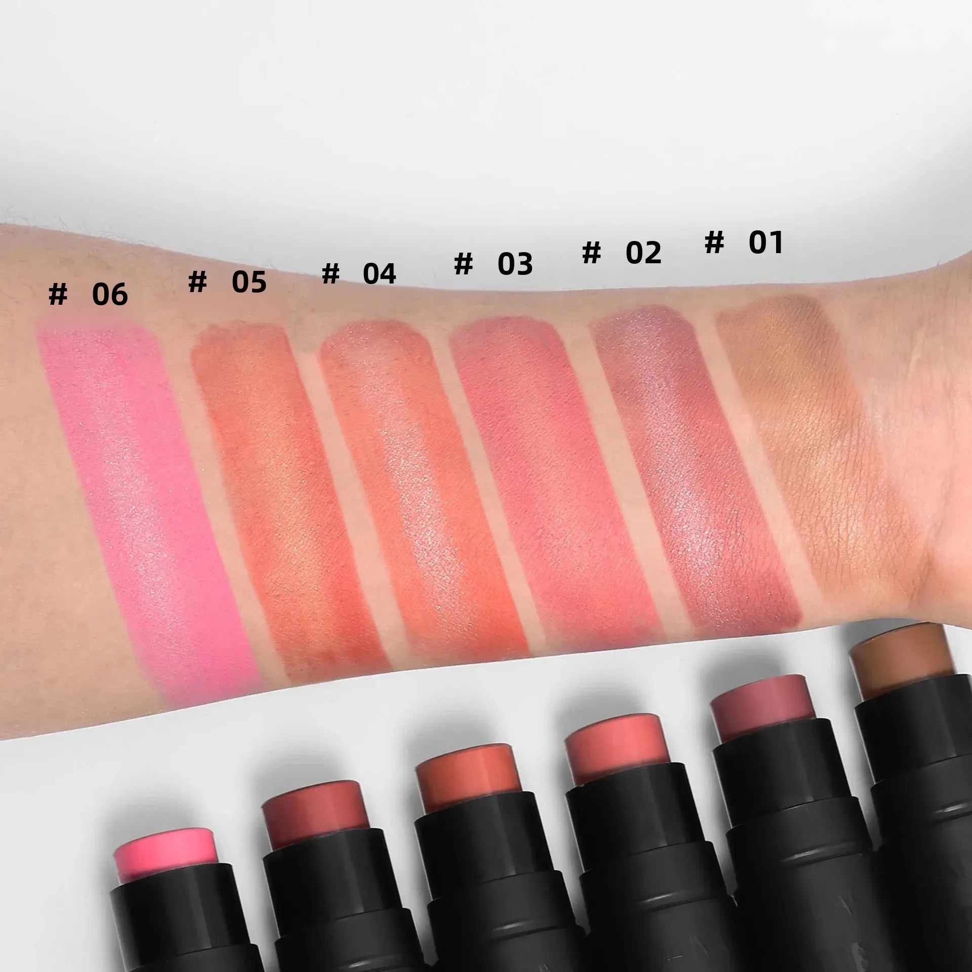 Handaiyan 3-in-1 Blush Highlighter Contour Stick – Cream