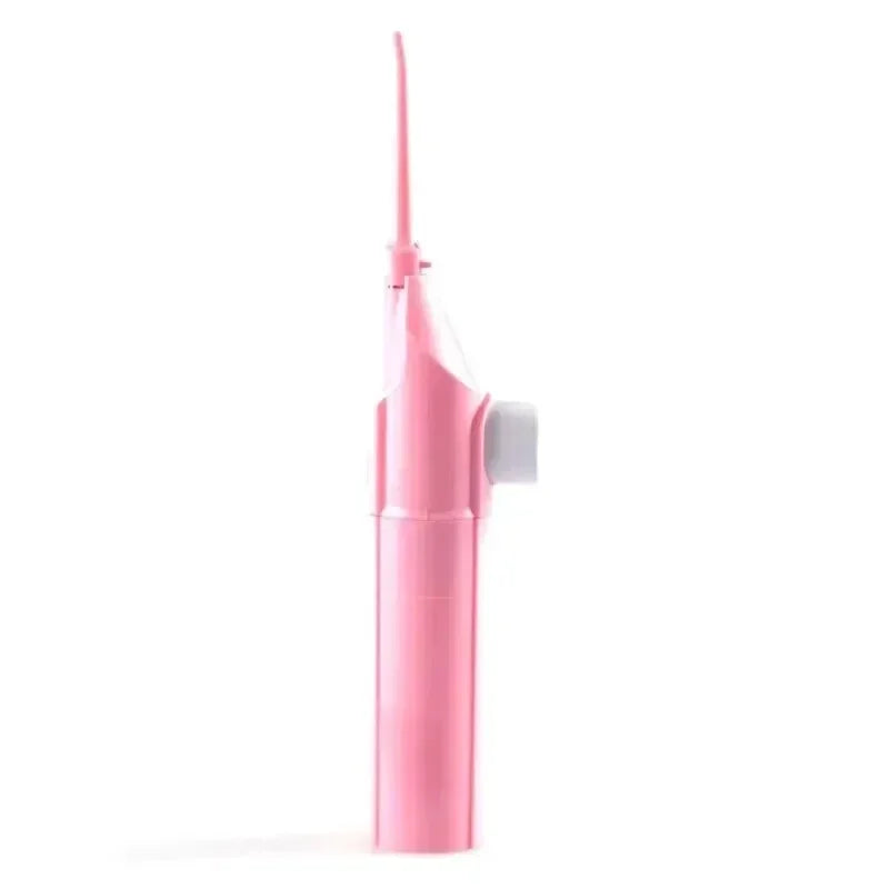 1PC Portable Electric High-Pressure Water Flosser Manual Pulse Jet Dental Teeth And Gums Cleaner Deep Cleaning Oral Irrigator Oasis Select Pink 1pc