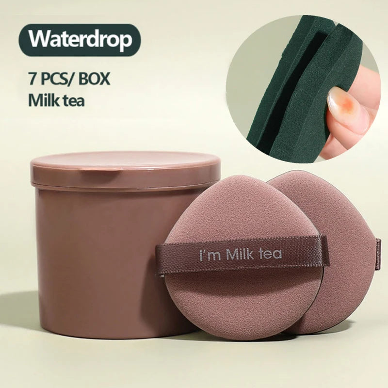 7-Piece Strawberry Makeup Sponge Puff Set – Wet & Dry Use Makeup Sponge Set Oasis Select
