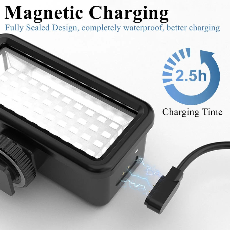 VeFly 40M Waterproof Underwater LED Fill Light | GoPro & DJI