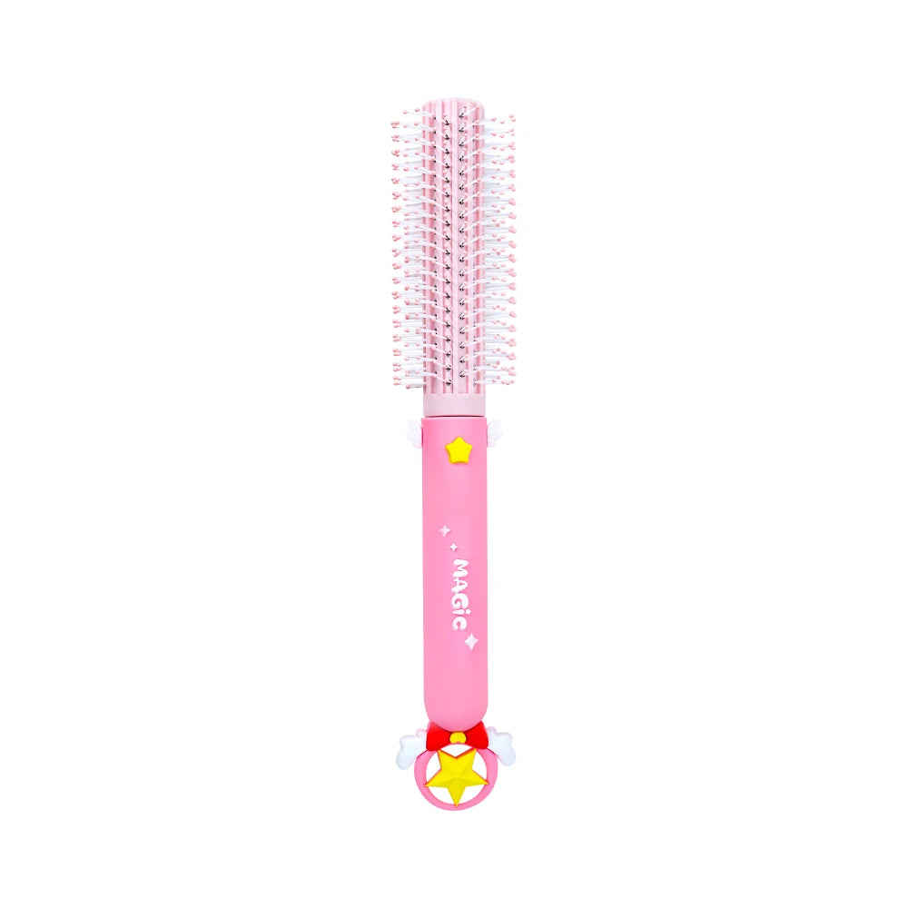 Magic Round Hair Brush – Thermal Curling & Blow Dry Tool Round Hair Brush Oasis Select MJ116-Pink