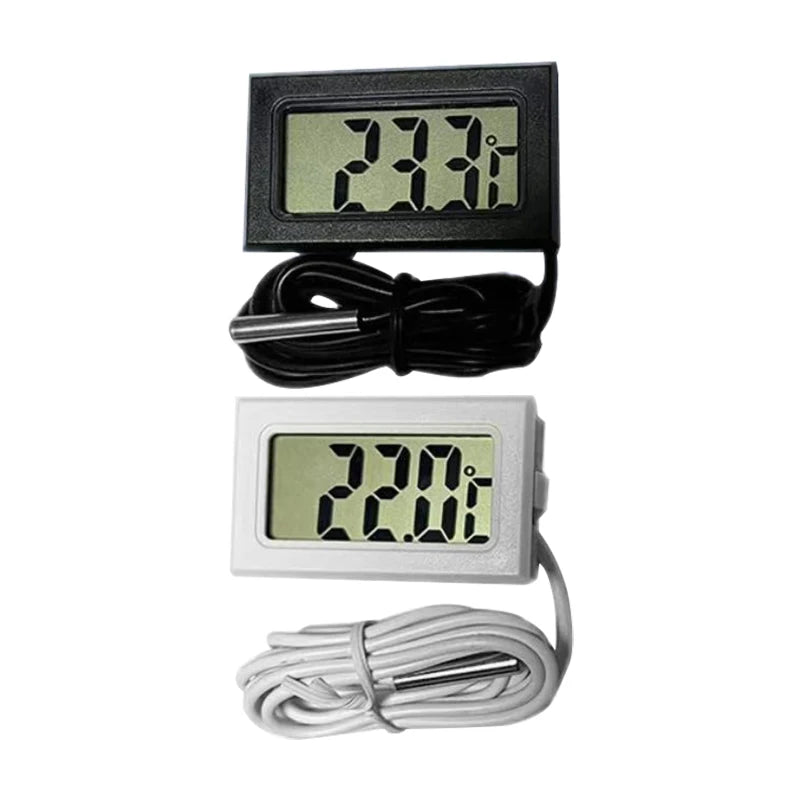 1PC 48mm Aquarium Electronic Thermometer,Precise Measurement,Fish Tank Embedded Thermometer,Aquarium Accessories Oasis Select