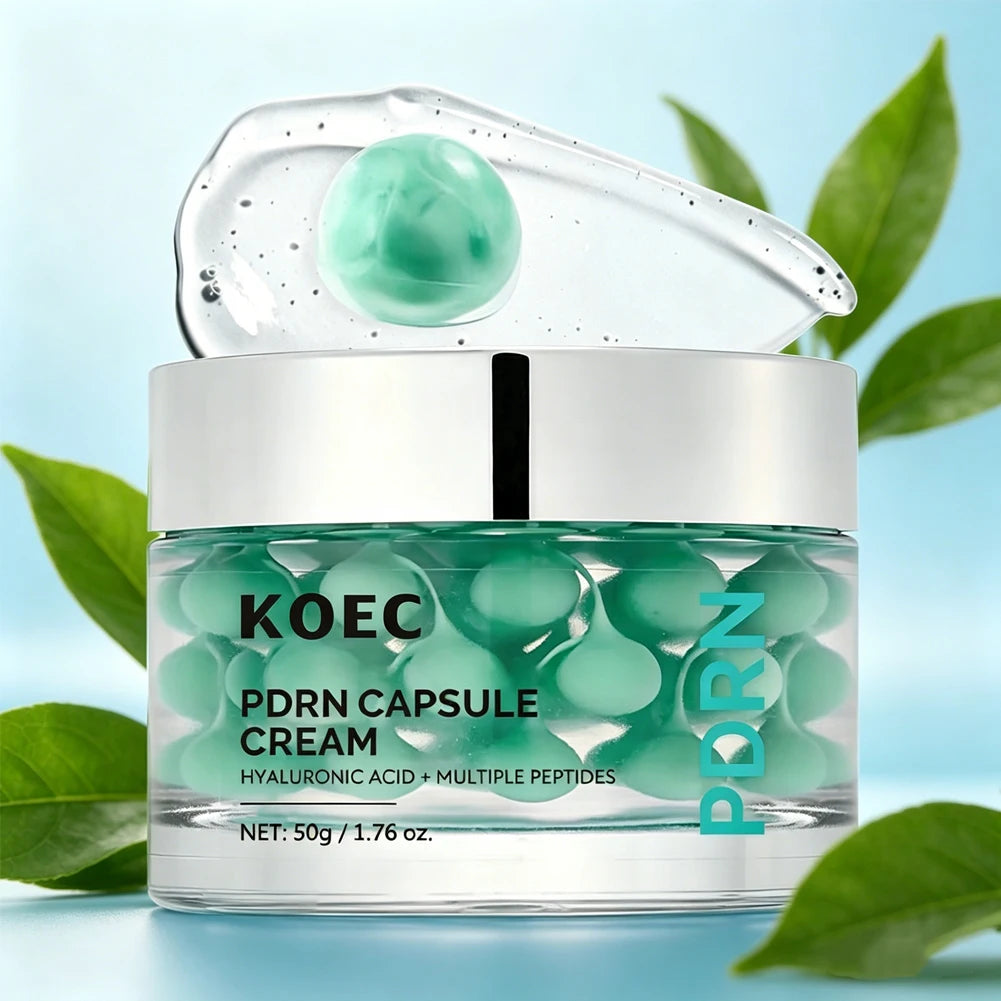 Capsule Cream Hydrating Face Moisturizer Cream Korean Skin Care Hyaluronic Acid skin longevity Plumping Nourishing Cream Oasis Select