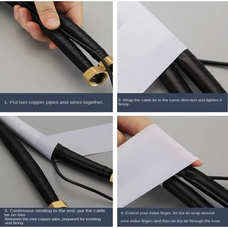 Air Conditioning Installation Dedicated Wrapping Tape Sponge Insulation Pipe Copper Tube Bandage High-Quality Waterproof Fitting Oasis Select