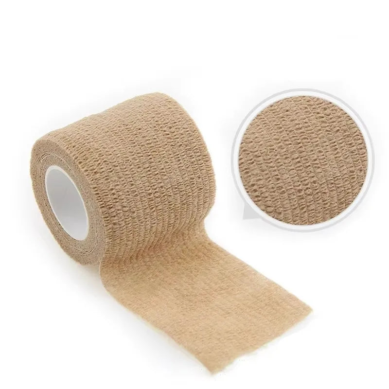 1Rolls Self Adhesive Elastic Sports Bandage Wrap - Joints & Limbs & Pet Protection | Athletic Injury Tape | Compression Strap Oasis Select Skin 2.5cm