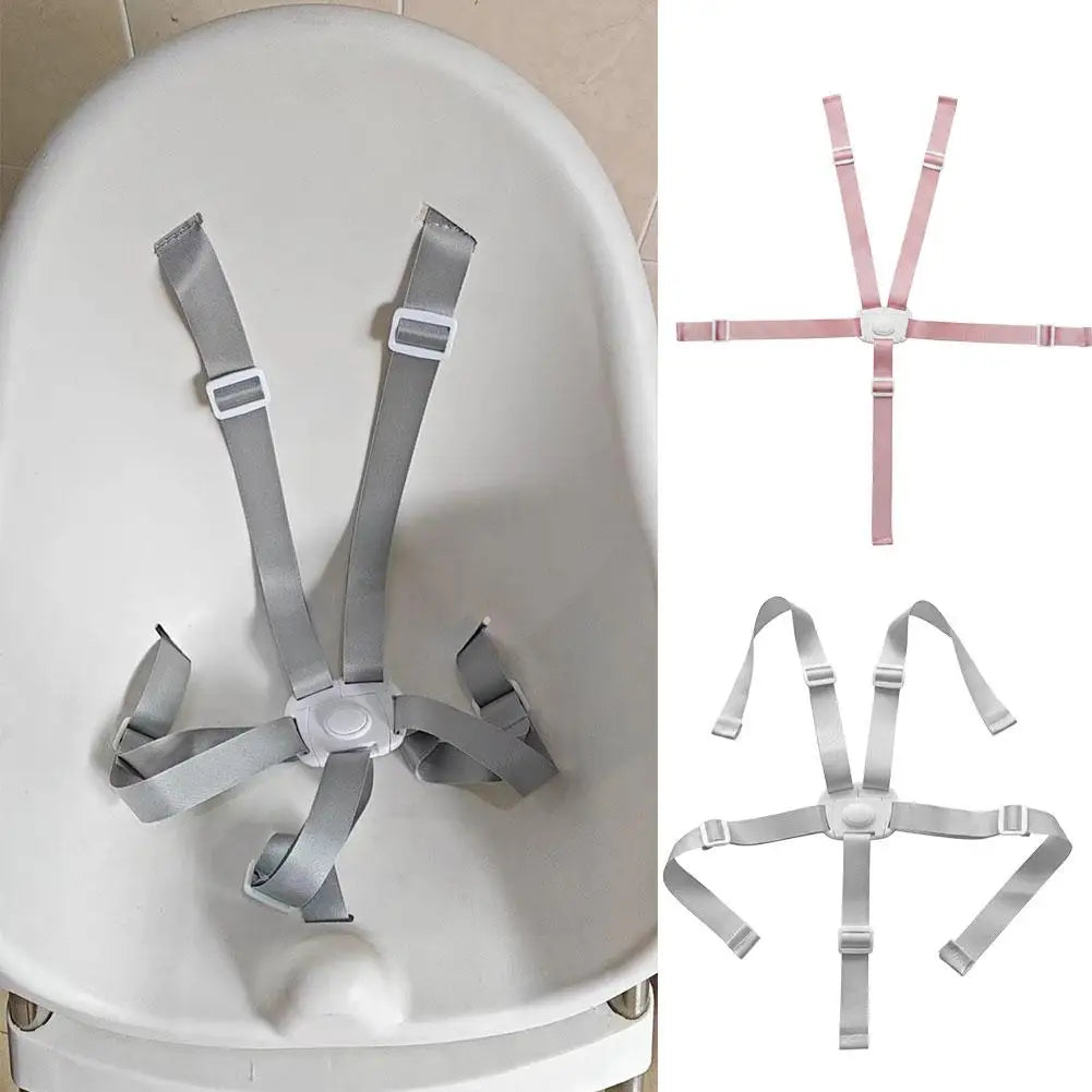 5-Point Baby Safety Harness – High Chair, Stroller & Pram