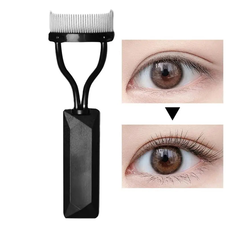 Lash Comb Separator Arc Designed Lash Separator for Girls Eye Lash Separator With Comb Cover Portable Eye Makeup Tool for Home Oasis Select