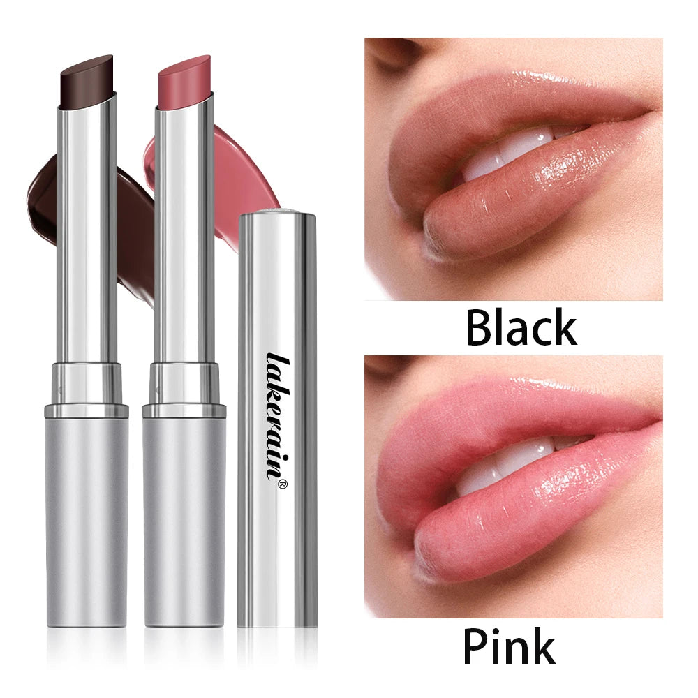Long Lasting Moisturizing Lipstick Natural Lip Plumper Makeup Lip Plumping Gloss Cosmetics Exfoliating For Lip Care Product Oasis Select pink and black
