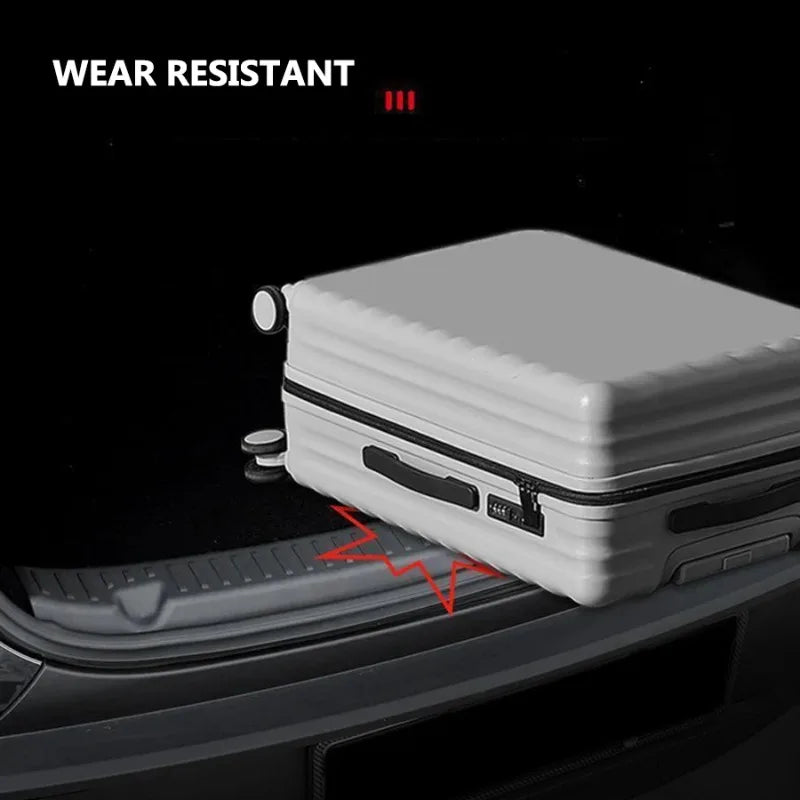 Cargo Threshold Sill Cover For New Tesla Model Y Launch 2025 TPE Rear Trunk Door Sill Protector Trunk Guards Rear Bumper Guards Oasis Select