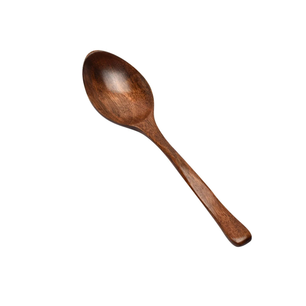 Japanese Wooden Spoon – Long Handle Ramen & Baby Spoon Wooden Kitchen Spoon Oasis Select E