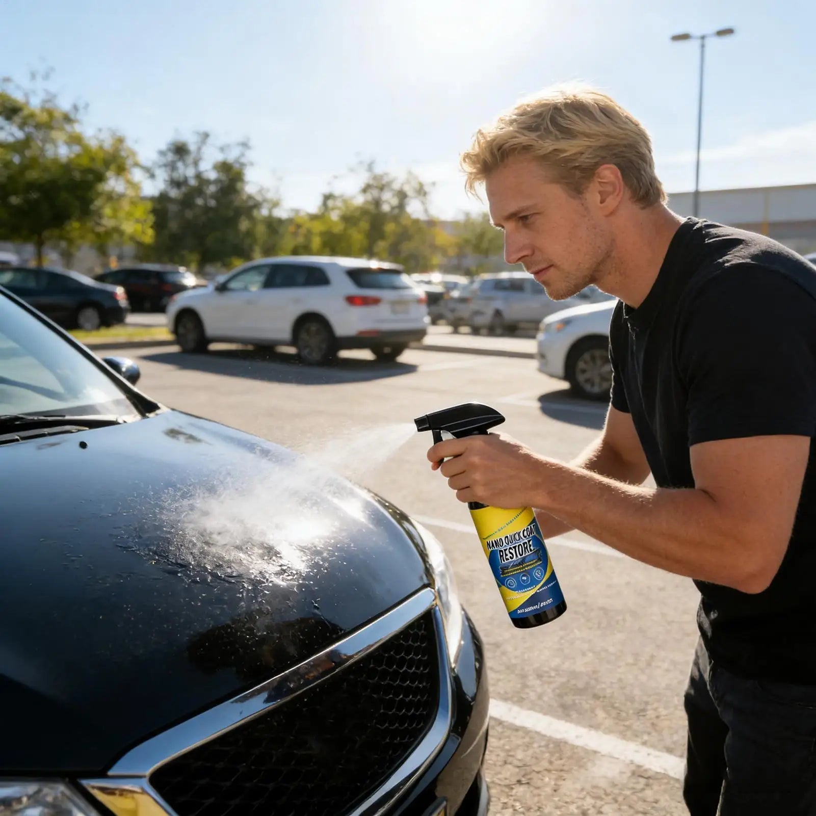 Ceramic Coating for Cars 120ml Quick Long-lasting High Gloss Agent Car Ceramic Coating Spray for Exterior Headlight Trim Marine Oasis Select