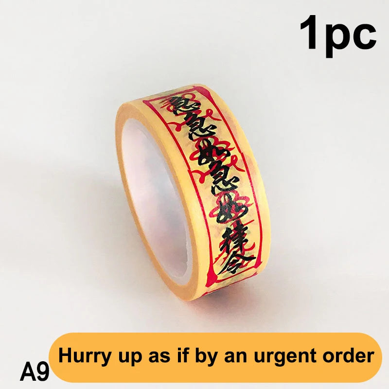 Rune Paper Tape Tear Seal Sticker DIY Crafts Scrapbooking Photo Albums Gift Boxes Decorative Sticker Fengshui Good Luck Sticker Oasis Select A9
