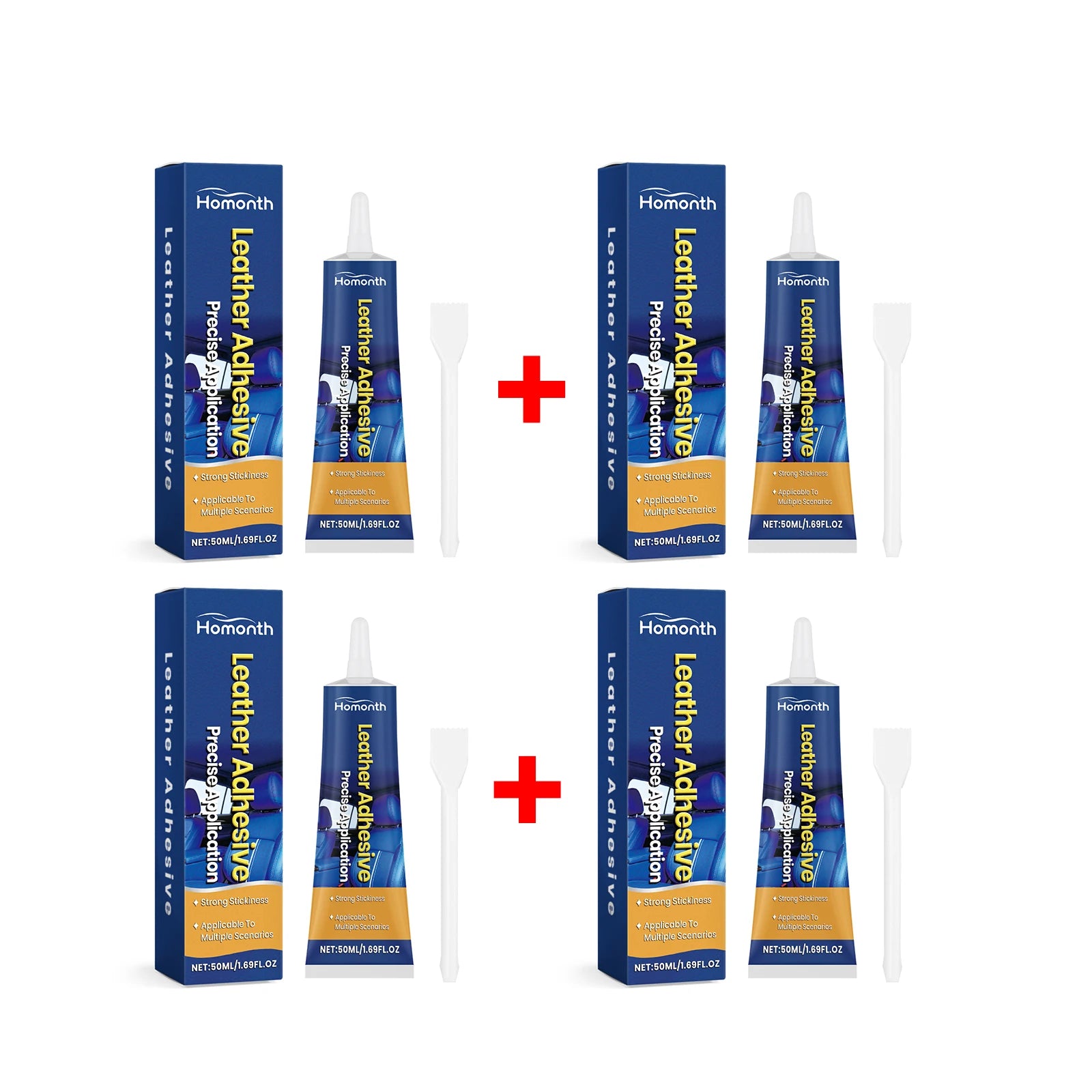 Leather Adhesive for Leather Shoes Bags Strong Adhesion Waterproof Quick Dry Avoid Drilling Nailing Car Leather Care Oasis Select 4pcs