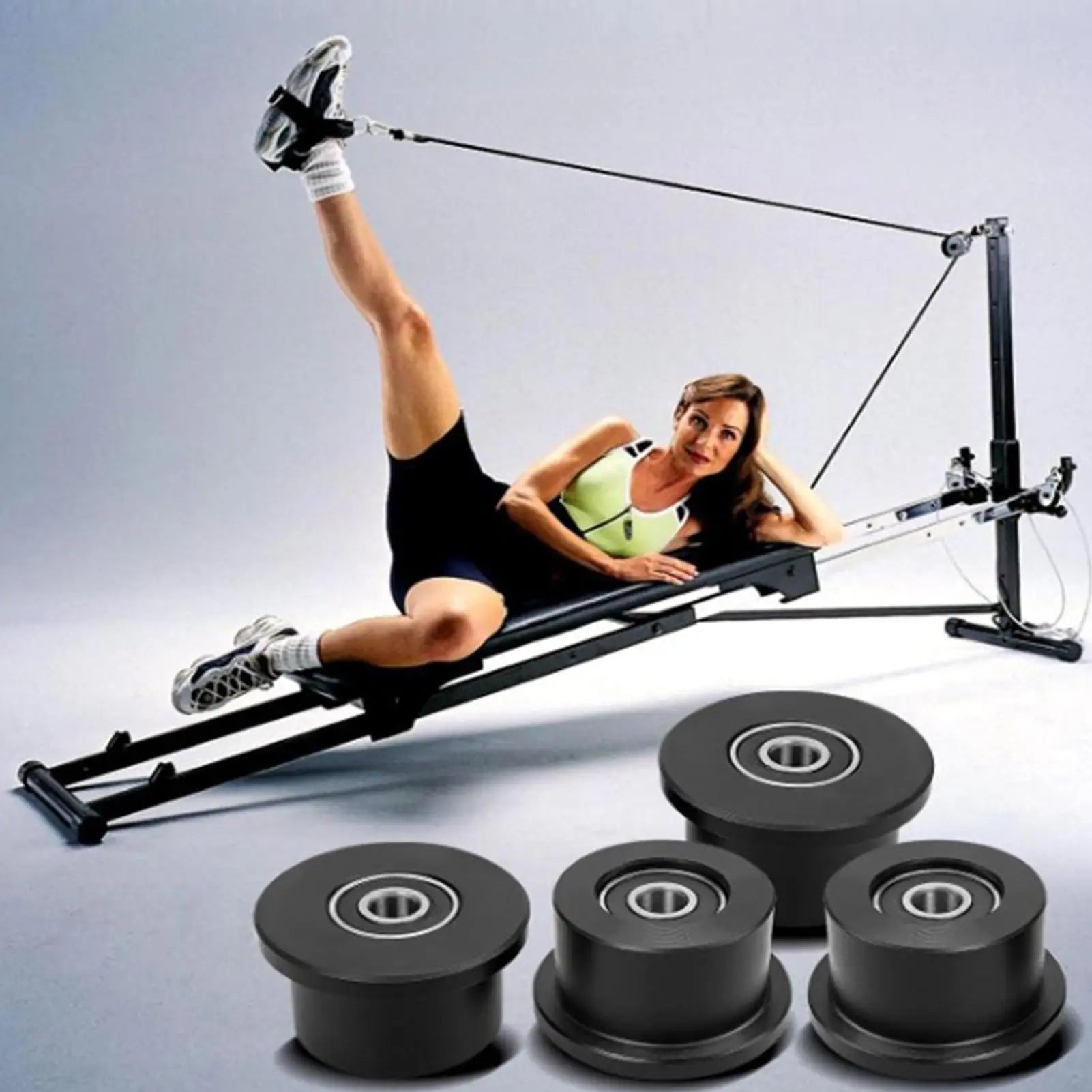 Elliptical Trainer Roller Quiet Smooth Replacement Parts Elliptical Replacement Parts For Indoor Commercial Gym Apartment Room Oasis Select
