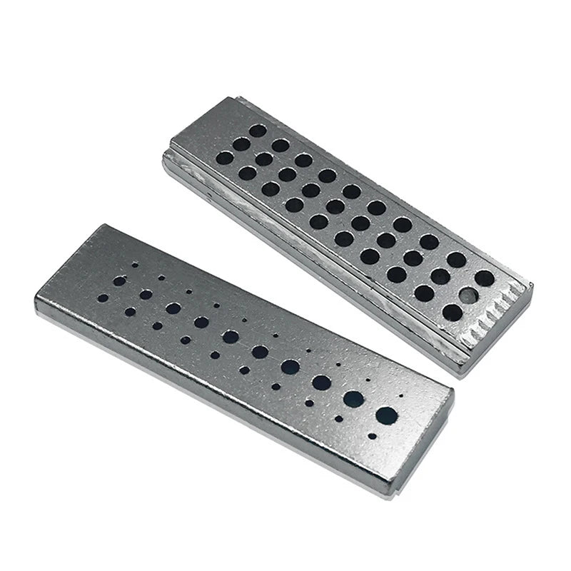30-Hole Watch Repair Stand | Three-Row Punch Pier Seat Tool