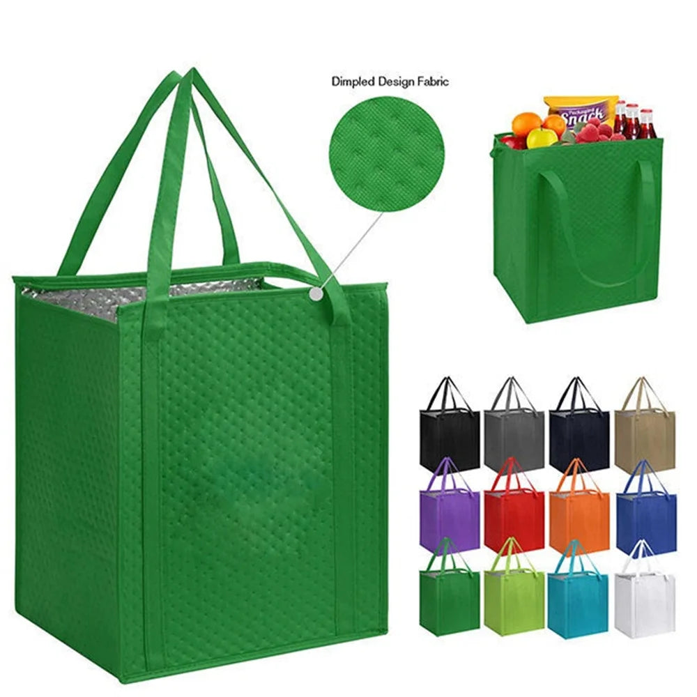 1PC Portable Lunch Cooler Beer Delivery Bag Folding Insulation Picnic Ice Pack Food Tote Thermal Bag Drink Carrier Insulated Bag Oasis Select