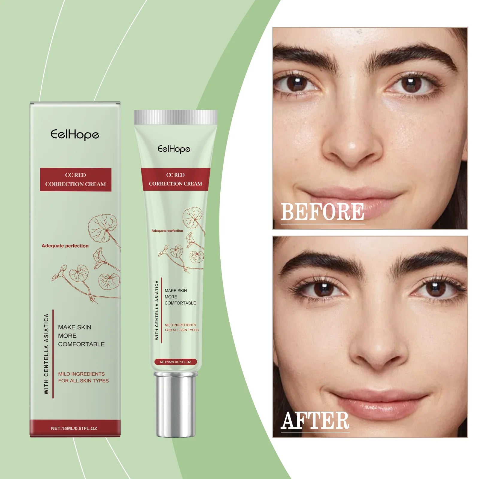 Eelhope Centella Asiatica CC Cream – Brighten & Conceal