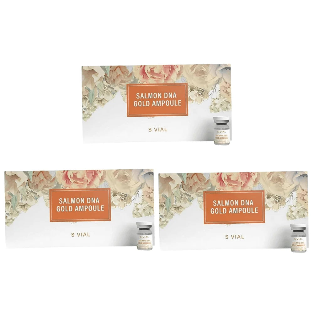 Salmon DNA Gold Ampoule Serum Kit – Brightening & Anti-Aging Face Serum Kit Oasis Select C