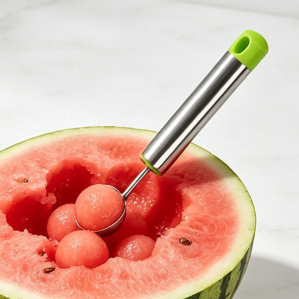 Watermelon Ball Scoop Fruit Spoon Ice Cream Sorbet Stainless Steel Cooking Tool Kitchen Accessories Ice Cream Gadgets tools Oasis Select